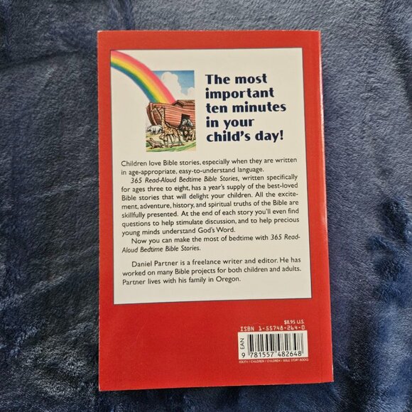 365 Read-Aloud Bedtime Bible Stories with Illustrations - Paperback - Picture 8 of 8